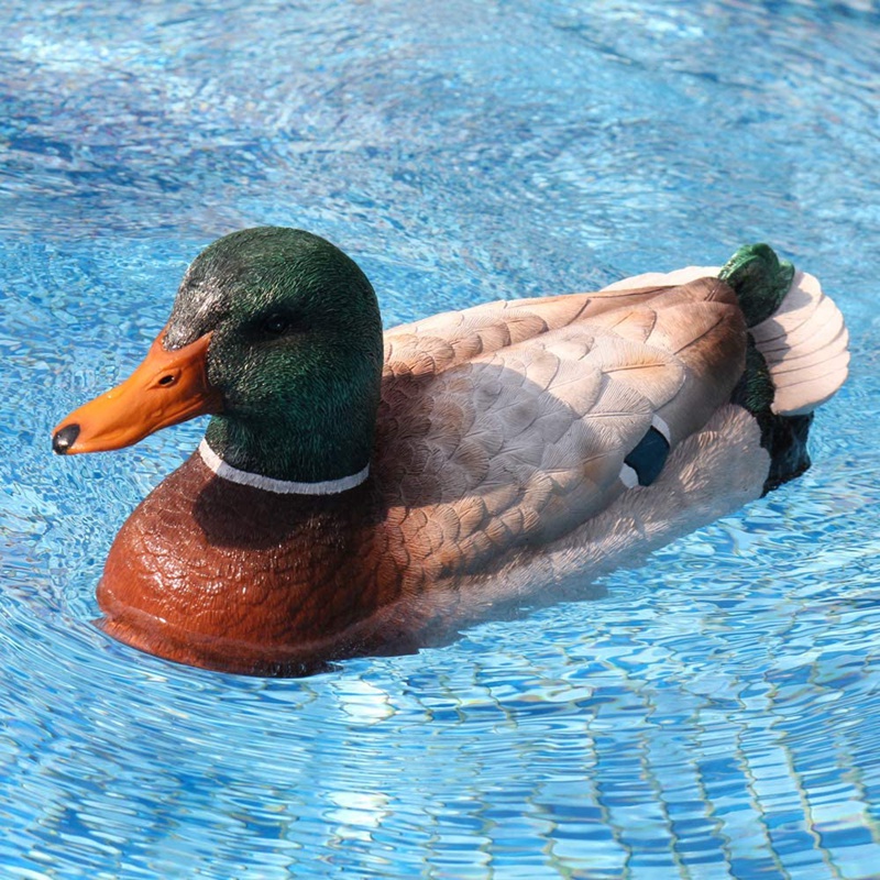 V201 RC Boat RC Duck Boat 2.4Ghz Hunting Motion Remote Control Duck Boat Waterproof for Swimming Pool Pond Garden Decor