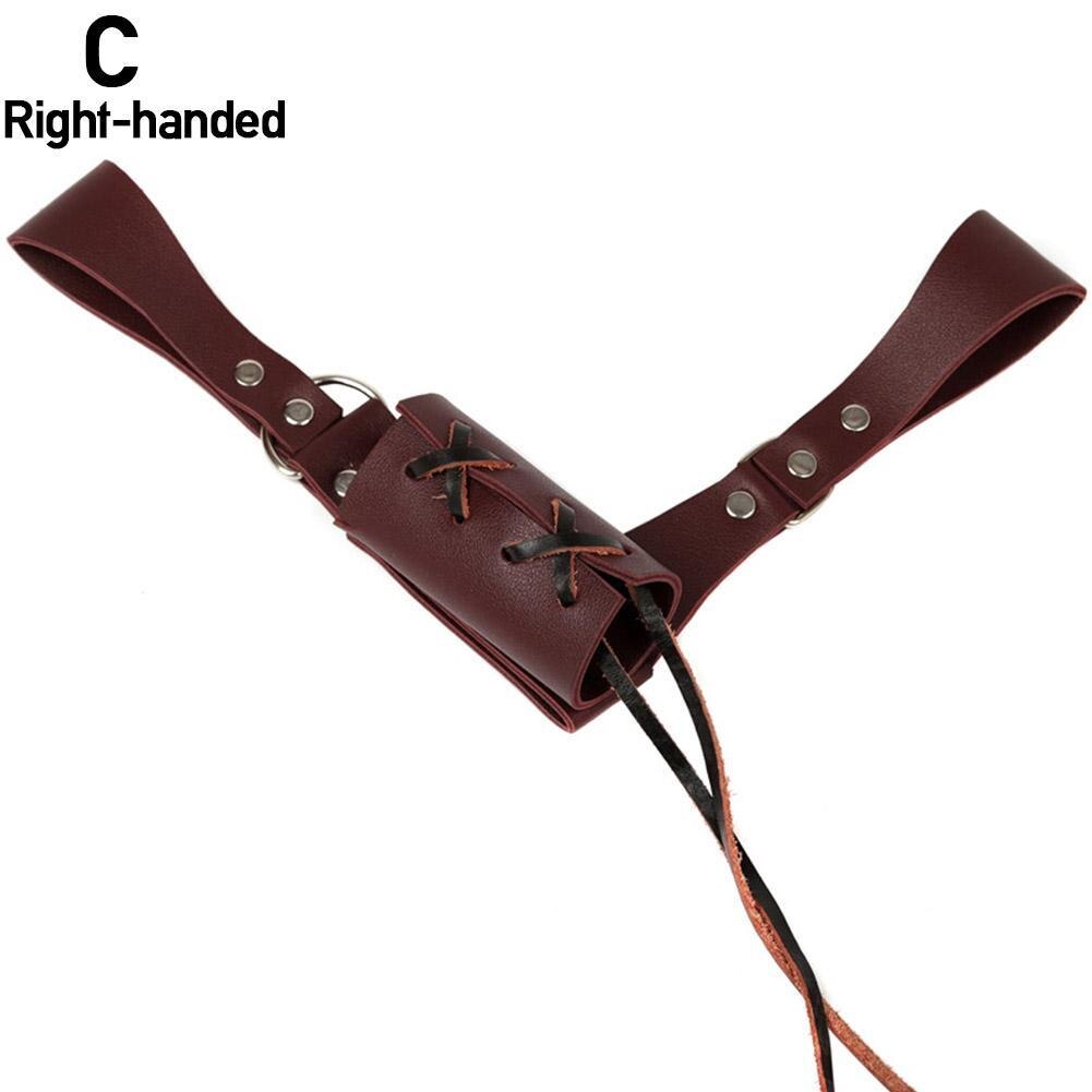 Renacimiento Medieval espada titular de la PU cinturón de cintura funda Guerrero Cosplay adulto pirata Larp Caballero de cuero de los hombres, correa de hebilla Vi J4V5: brown Right hand