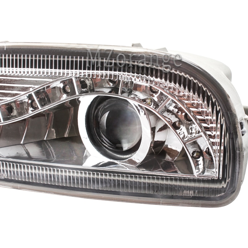 MIZIAUTO Fog Lights For TOYOTA LAND CRUISER 100 1998 LED DRL Headlights Headlight Driving Lamp LC100 UZJ100 FZJ100 HDJ100