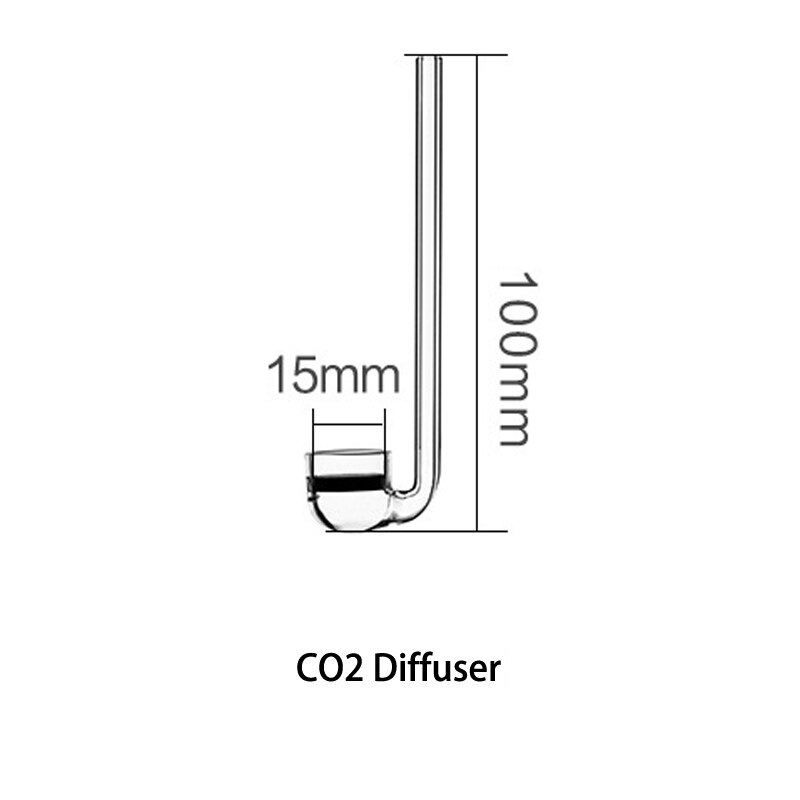 VIV ADA CO2 System Diffuser Bubble Counter for Plant Aquarium Fish Tank: 300-24