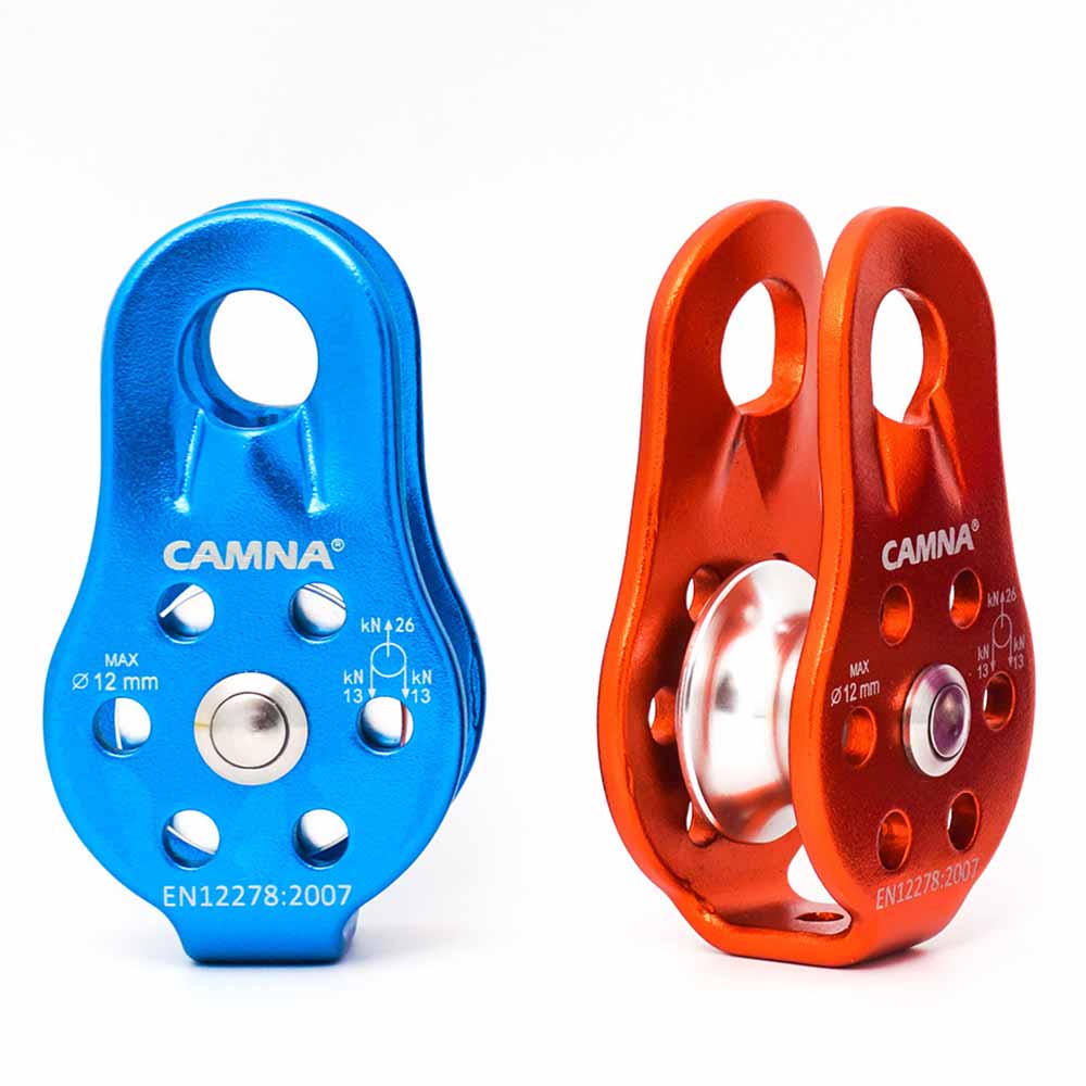 Micro Klimmen Katrol 26KN Micro Katrol Vaste Side Trolley Voor Klimmen Redding Omhoog Werken Abseilen