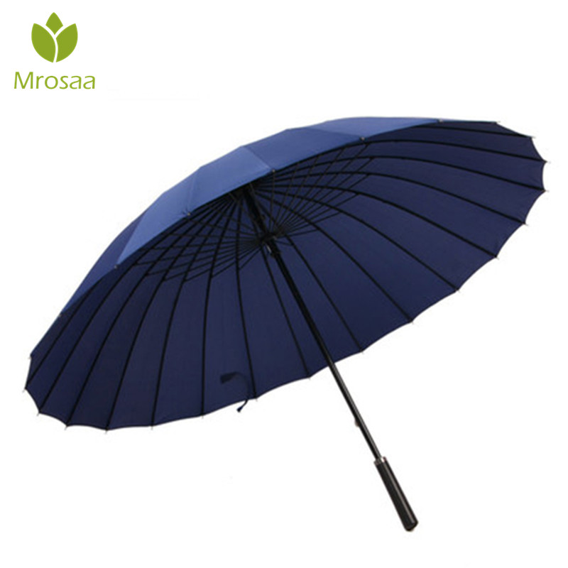 Big Umbrella Men 24 Ribs Automatic Open Golf Umbrella Male Commercial Compact Large Strong Windproof Parasol Regalo Hombre XX18: 6