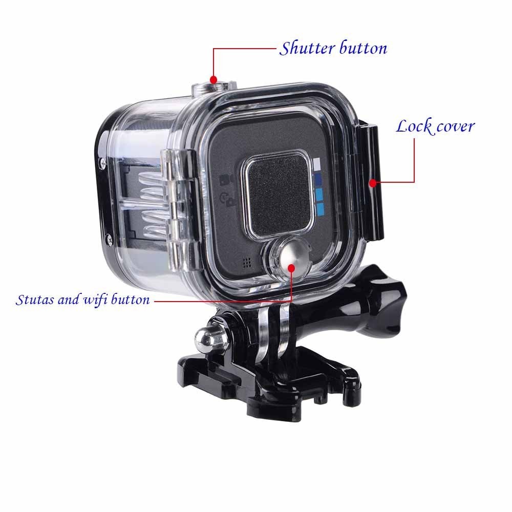 Suptig Per Go Pro Sessione Guscio Impermeabile Custodia Subacquea 60 M Protezione Housing Box Per GoPro Hero 5 4 Sessione accessori