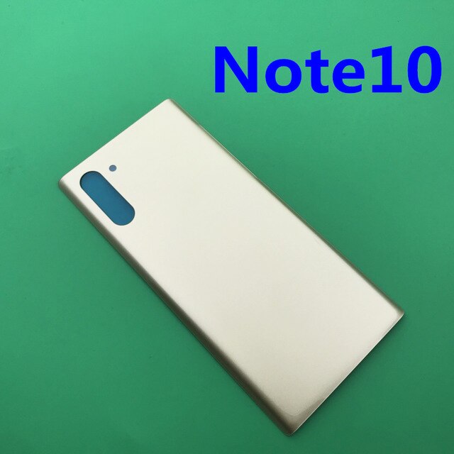Samsung galaxy note 10 plus 10+  :lle takakansi lasi takaluukun kotelon kansi vaihtopuhelinkotelo samsung note 10: lle: Huomautus 10 kultaa