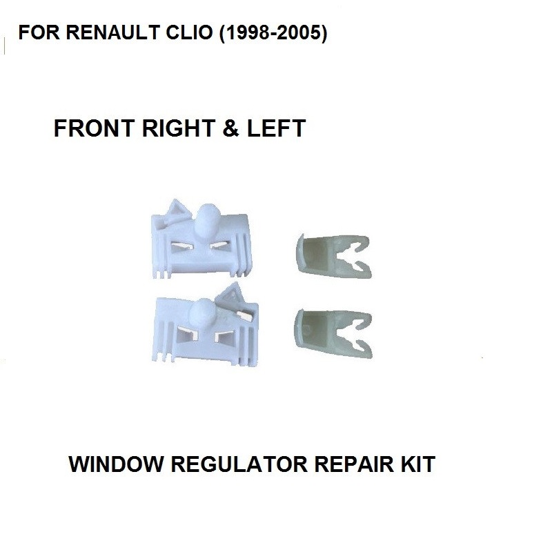 VOOR RENAULT CLIO (1998-2005) VENSTER REGULATOR REPARATIE CLIP VOOR RECHTS & LINKS Plastic Clips