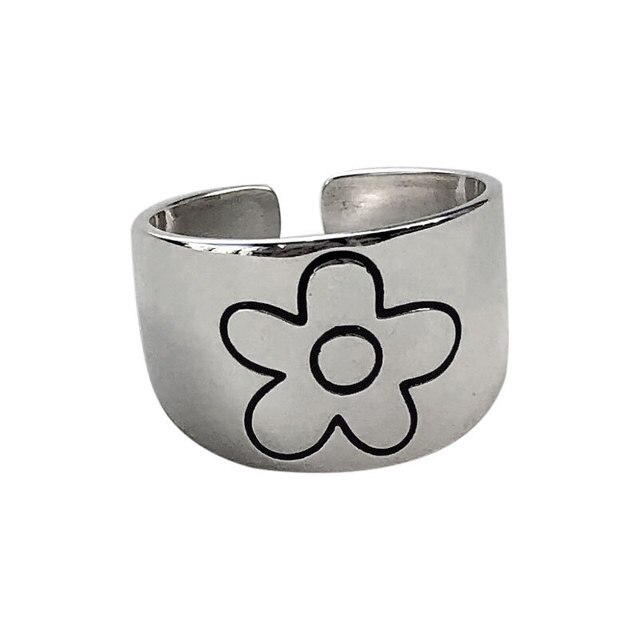 Retro carino Design semplice gufo anello occhi multicolori colore argento donna uomo fidanzamento fedi nuziali gioielli regalo ridimensionabile Unisex: type 10