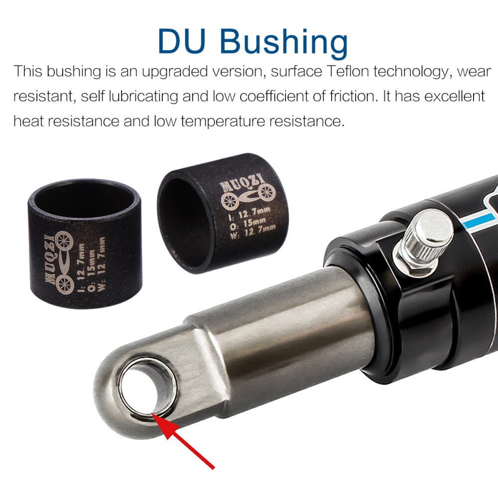 Bushings Pour Amortisseur VTT – 12.7mm X 15mm X 12.7mm – Or – Lot De Pièces