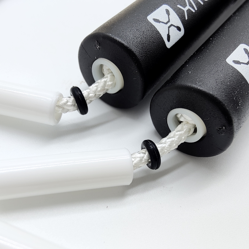 Nevertoolate xrope abs tpe 7mm hårda pärlor hopprep pärlformat hopprep tävling 2.9 meter långt handtag