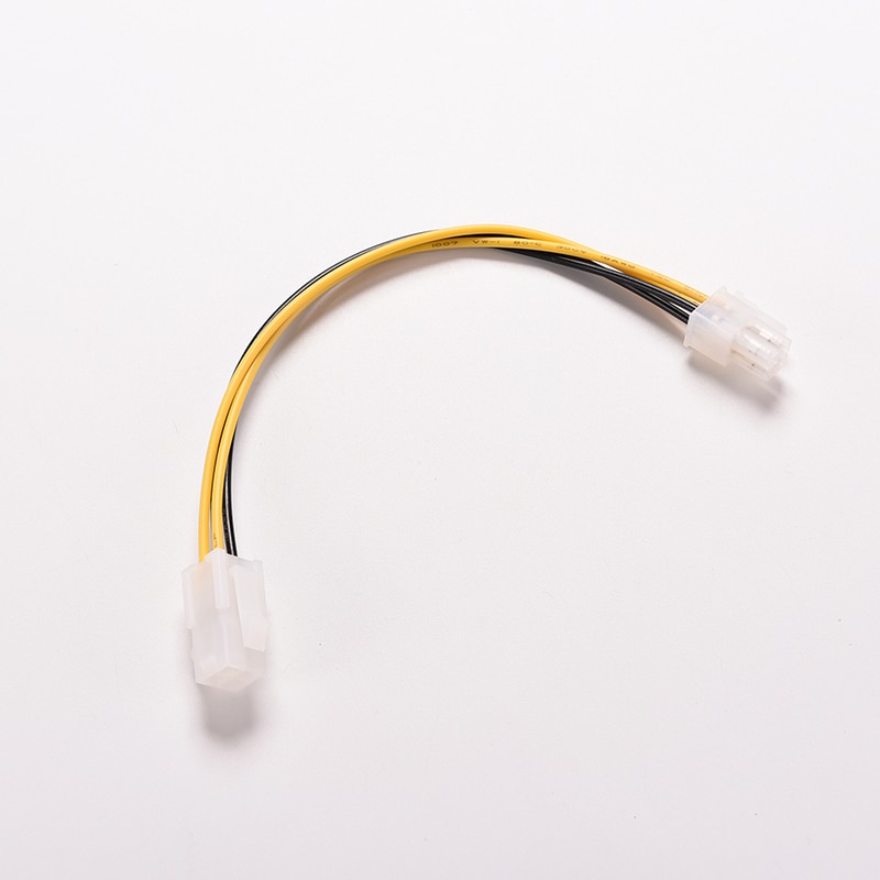 20cm CPU Power Cable 8 "inch ATX 4 Pin Male naar 4Pin Vrouwelijke PC CPU Voeding Extension kabel Cord Connector Adapter