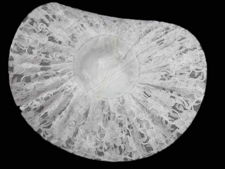 Vårdamer bryllupshatter til bruder håndlagde blomster hvit/svart/rød blondehue bryllupsfest bryllupstilbehør