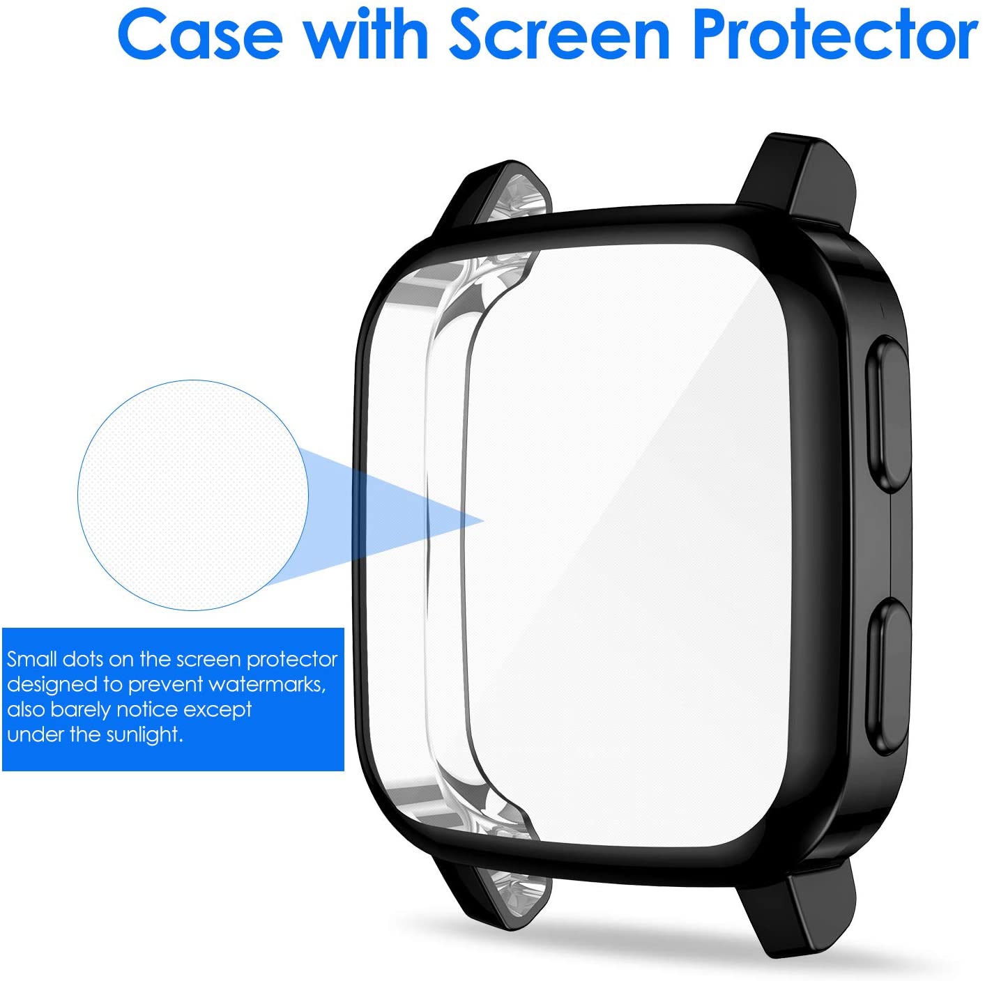 Protection Case For Garmin Venu SQ 2 Smart Watch Plating TPU Soft Cover Full Coverage Screen Protector Shell For Garmin Venu SQ