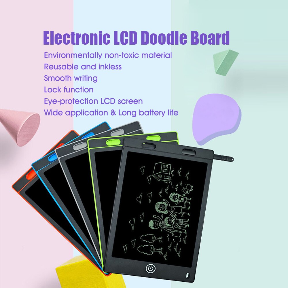 Portable Smart LCD Writing Tablet Electronic Notepad Drawing Graphics Handwriting Pad with Lock Function Ultra-thin Doodle Board