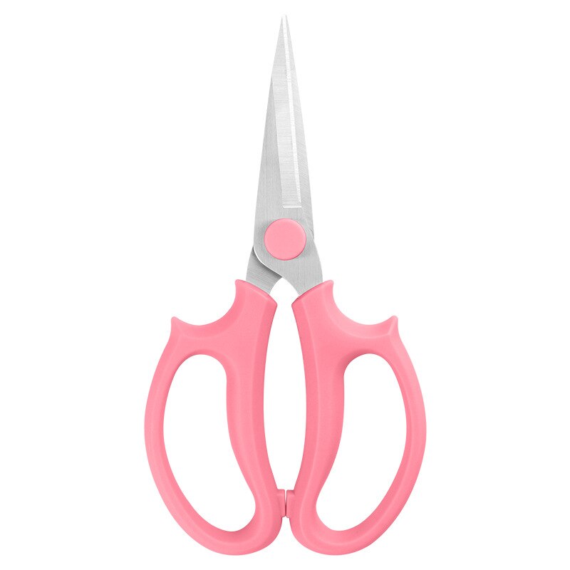 Scissors Sewing Pink Cute Tailor Scissor Cross-stitch Cutter Paper Embroidery Garden Pruner Shears Handicraft Accessories Tools: Pink
