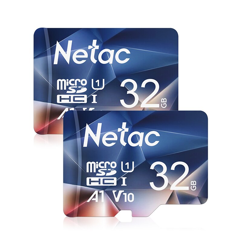 Netac tarjeta de memoria Micro SD 32GB 128GB 64GB 256GB 16GB a 512GB tarjeta Micro SD TF tarjeta de memoria Flash para el teléfono y el ordenador: 32GB 2PCS
