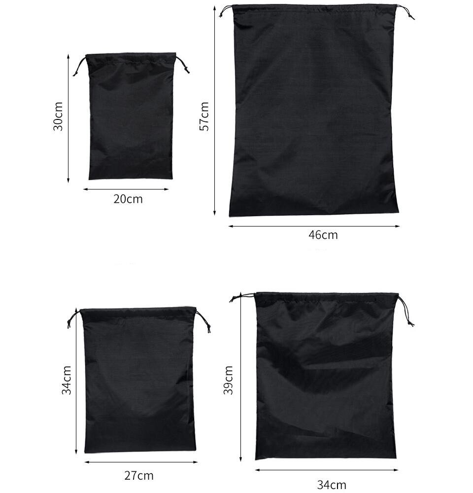 Waterproof Nylon Drawstring Storage Bags for Shoes Underwear Clothes Multifunctional Travel Sport Luggage Packing Organizer