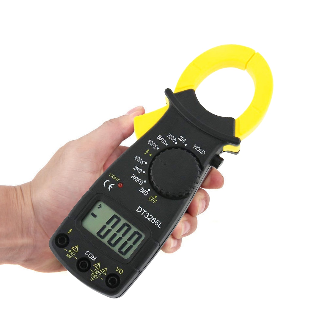 Digital Clamp Meter 600A AC/DC Multimeter Current Clamp Pincers Voltmeter Ammeter Ohm Current Voltage Tester