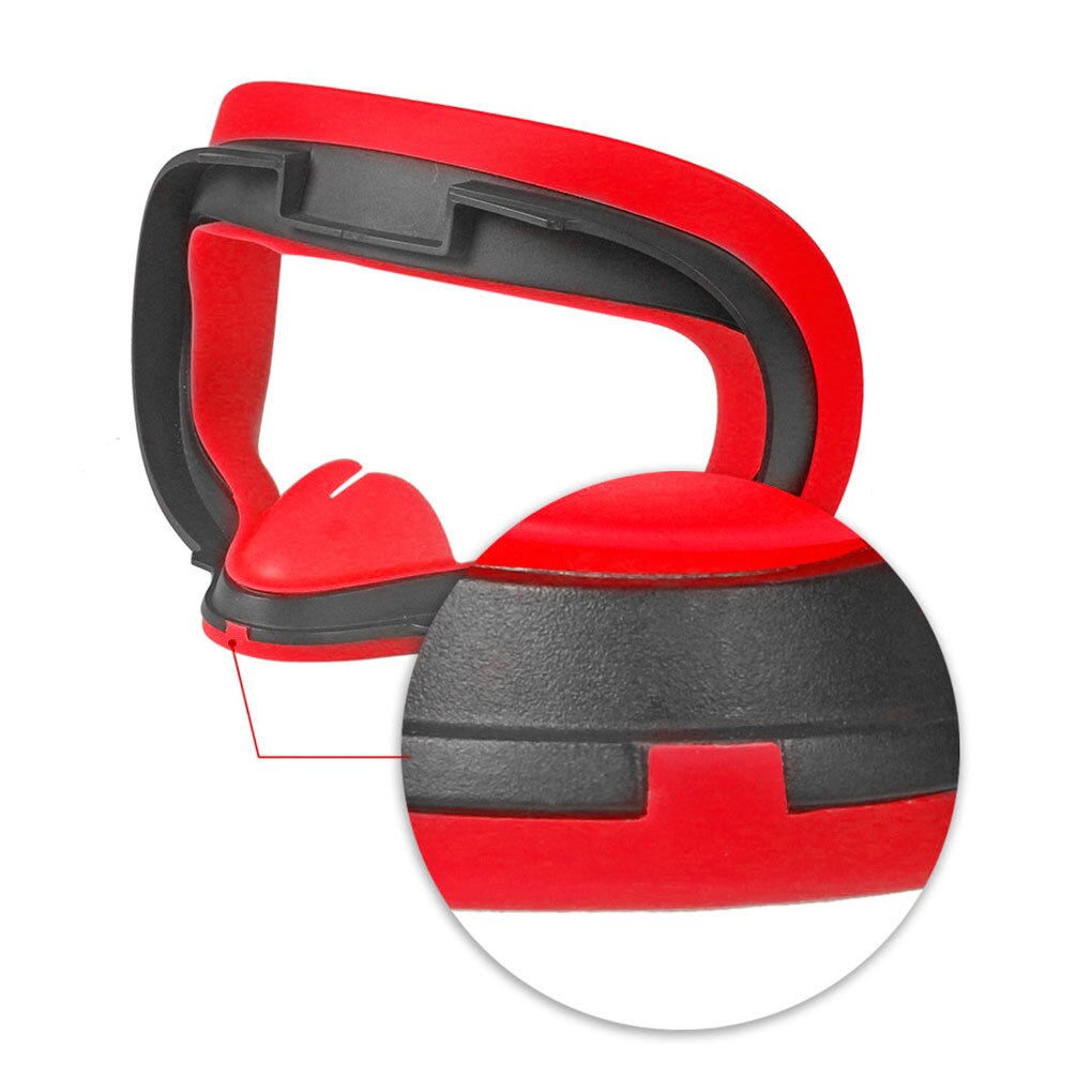 Cubierta de silicona antisudor para gafas VR, para Oculus Quest 2, antifugas, con bloqueo de luz