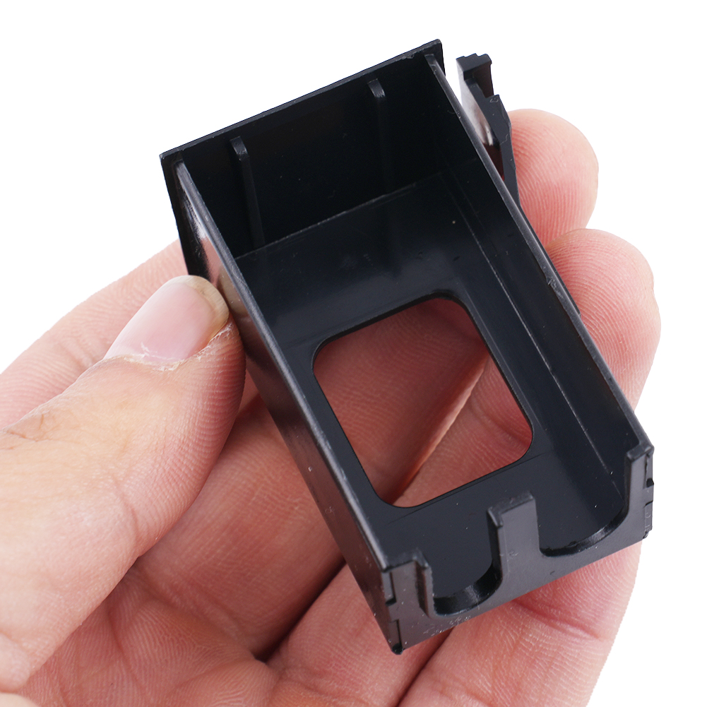 Batteriholderutskiftning til  eq7545r akustiske gitarpickuper, rask og enkel installasjon, svart farge, abs-materiale
