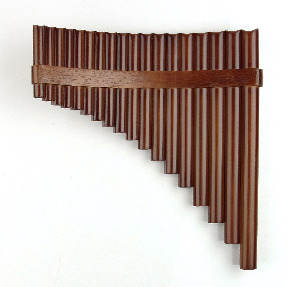 18 Pipes Pan Flute F Key Folk Musical Instruments Brown Colour Flute De Pan Woodwind Instrument Handmade Pan Pipes