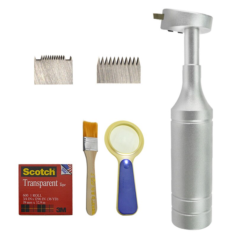 QFH BYK Cross Adhesion Tester Cross-Cut Tester 1MM/2MM/3MM With Magnifier With 3M Transparent Tape