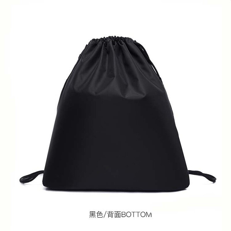 Mochila de baloncesto ligera a la , bolso de viaje para deportes al aire libre, con forma redonda, correa ajustable para el hombro, bolsas con cordón