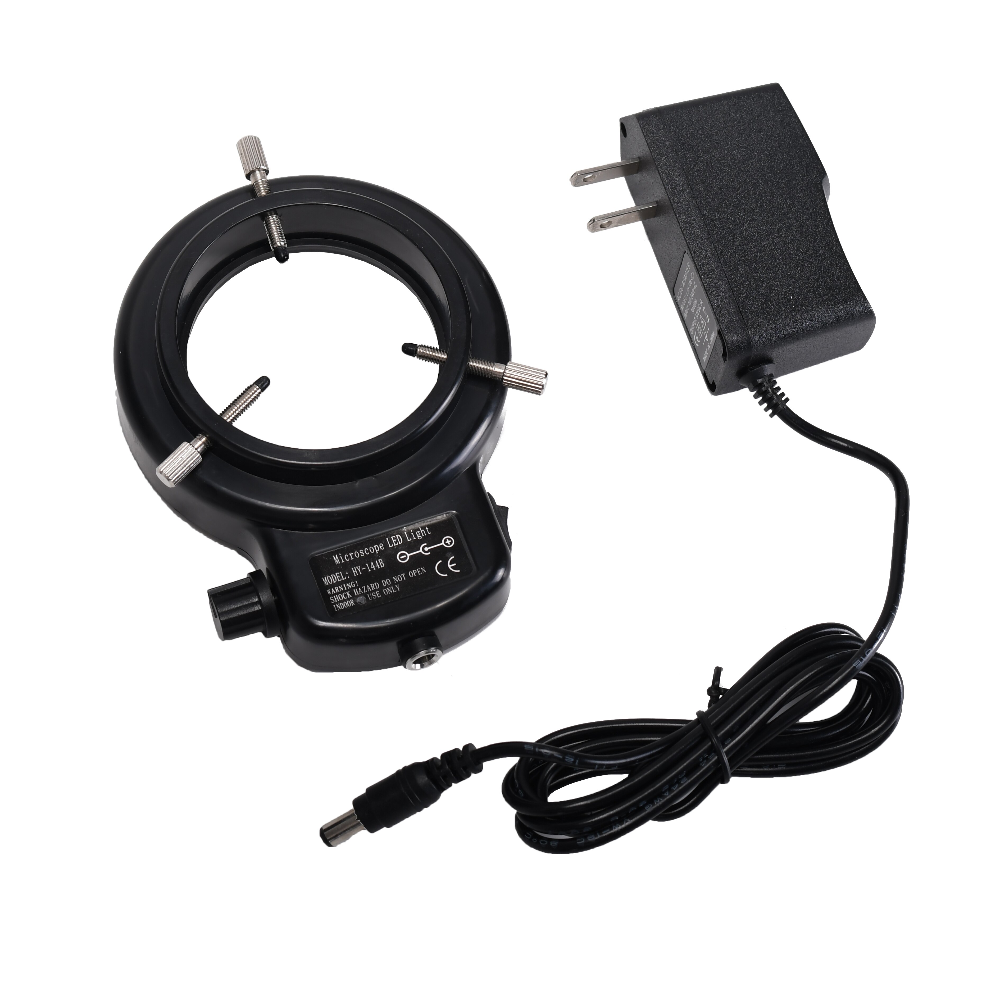 Verstelbare 144 Led Light Microscoop Ring Light Illuminator Heldere Lamp Met Adapter Voor Digitale Stereo Microscoop