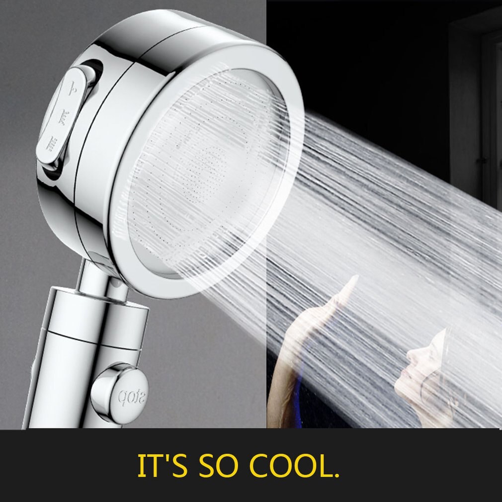 Bathroom Spa Shower Head Sprinkler Stop Water Switch Handheld Shower Pressurized Showers With Filter Cotton