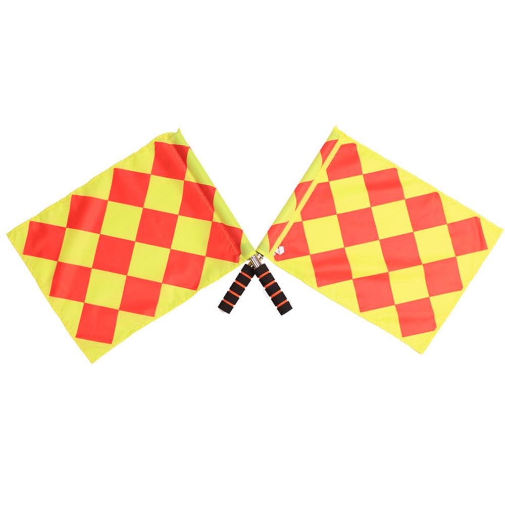 Bandera de árbitro de fútbol, accesorio de tela para partidos de fútbol, Linesman, banderines de fútbol, 1 ud.