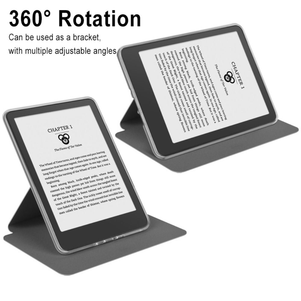 Auto Wake/Sleep e-Reader Case 360 Rotatie Afneembare Magnetische Cover voor Kindle Paperwhite 12e Gen 2024 7 inch Colorsoft
