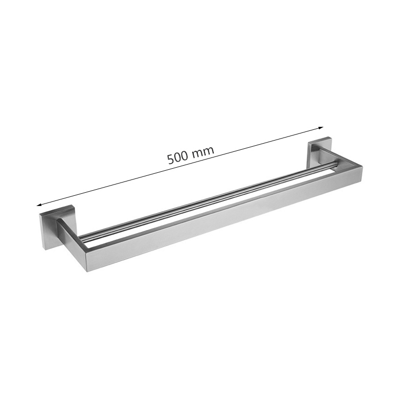 Stainless Steel Bathroom Hardware Kit Brushed Nickel Towel Rack Toilet Paper Holder Towel Bar Hook Bathroom Accessories: PURPLE