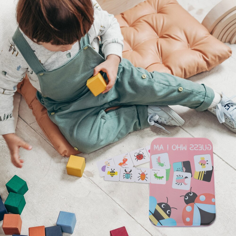 1 Set Children's Cartoon Puzzle Puzzle Jigsaw Baby English Puzzle