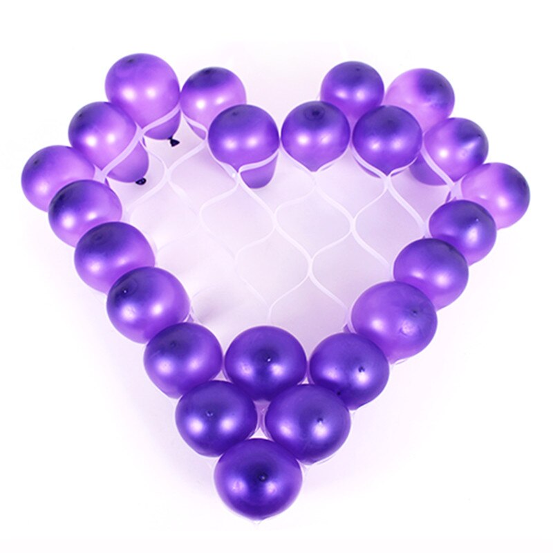 1pc hvide plast net ballon holder celle net model ramme hjerte stjerne form bryllupsfest dekoration ballon holder gitter