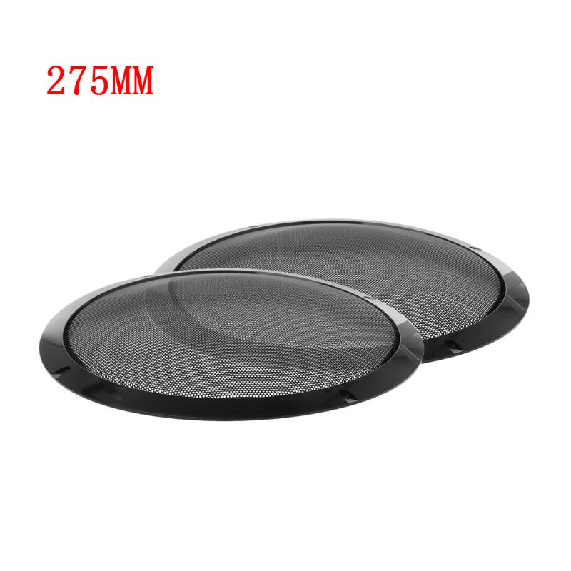 Cubierta protectora de Metal para altavoces, rejilla de acero laminado en frío, decorativa, círculo, accesorios para altavoces DIY, 2 uds.: E