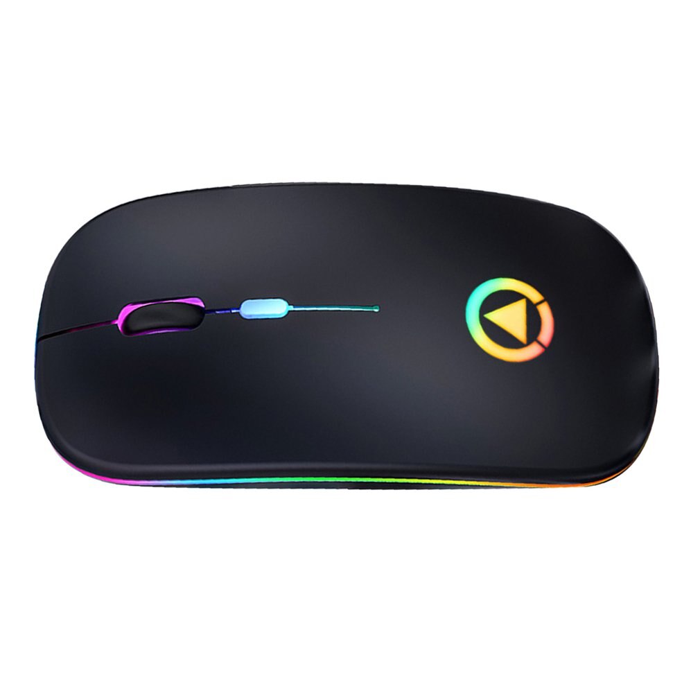 Backlit Mosue Silent Mute Rechargeable Wireless Mouse Computer Accessories for Home Office Games