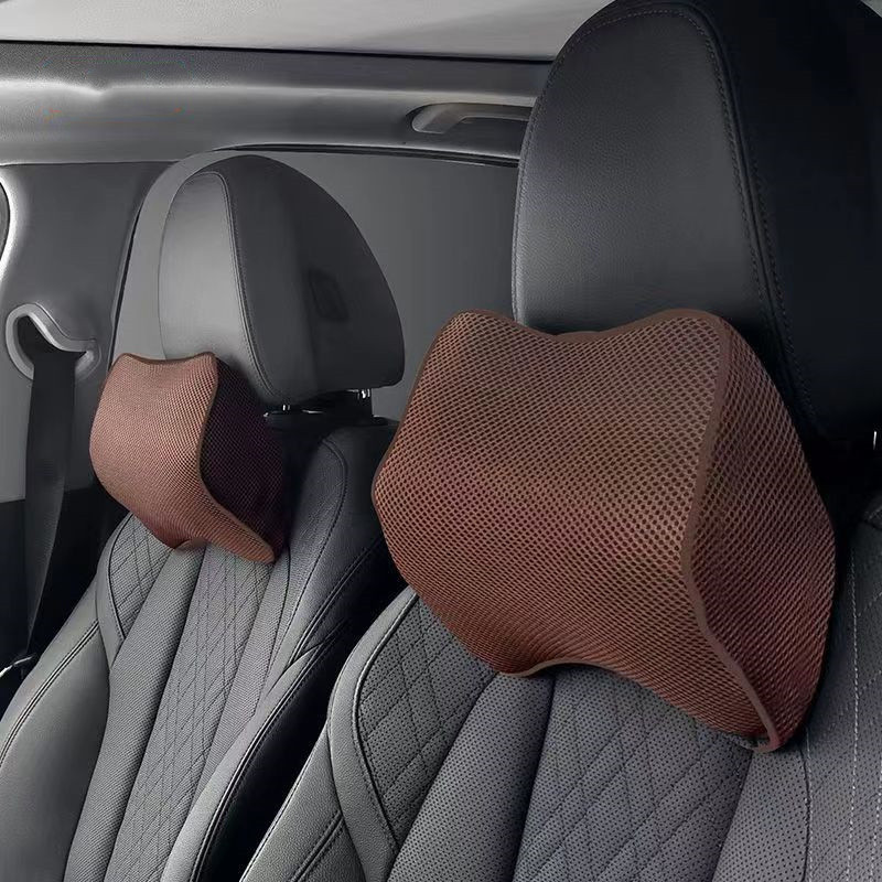 Car Headrest Neck Pillow Auto Car Neck Cushion Memory Foam Breathable Head Support Neck Rest Protector Automobiles Interior