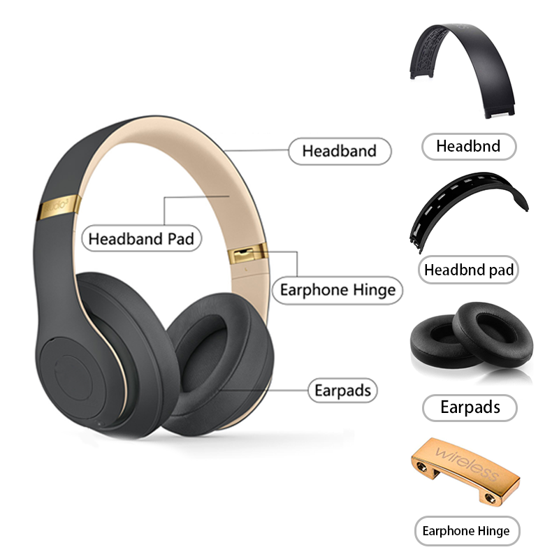 Compatibel Met Studio3 Scharnier Onderdelen Accessoires Voor Beat Studio 3 3.0 Vervanging Hoofdtelefoon Hoofdband Connector Reparatie Kit