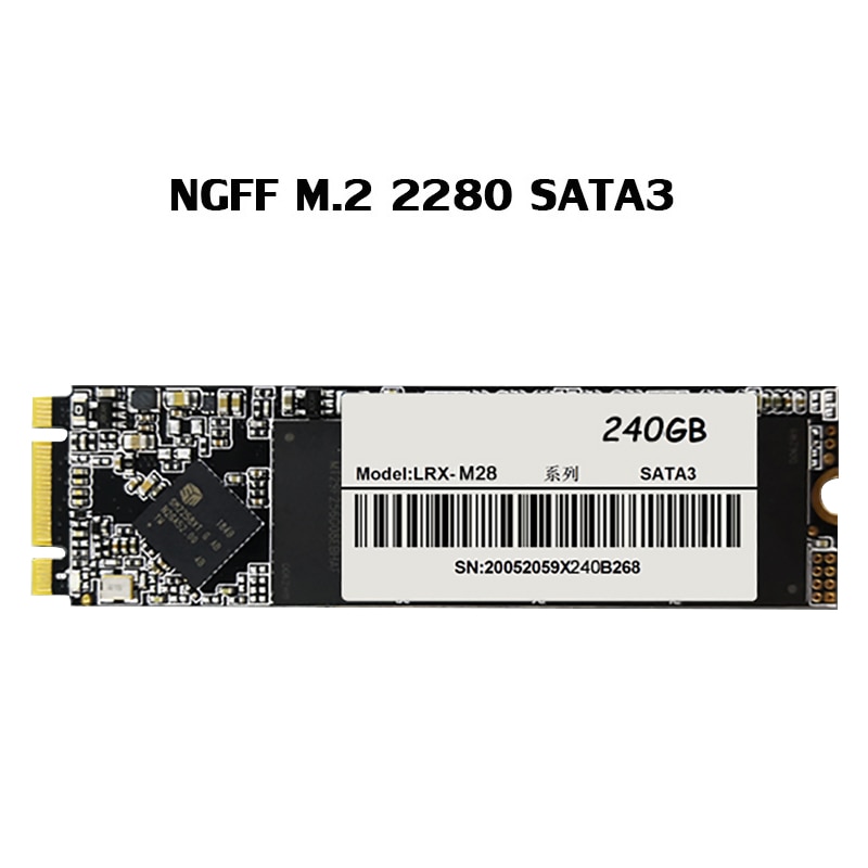 240GB NGFF M.2 SSD 2280 SATA3 Interface Solid State Hard Drive, Suitable for Desktop/Laptop Universal Hard Drive: Default Title