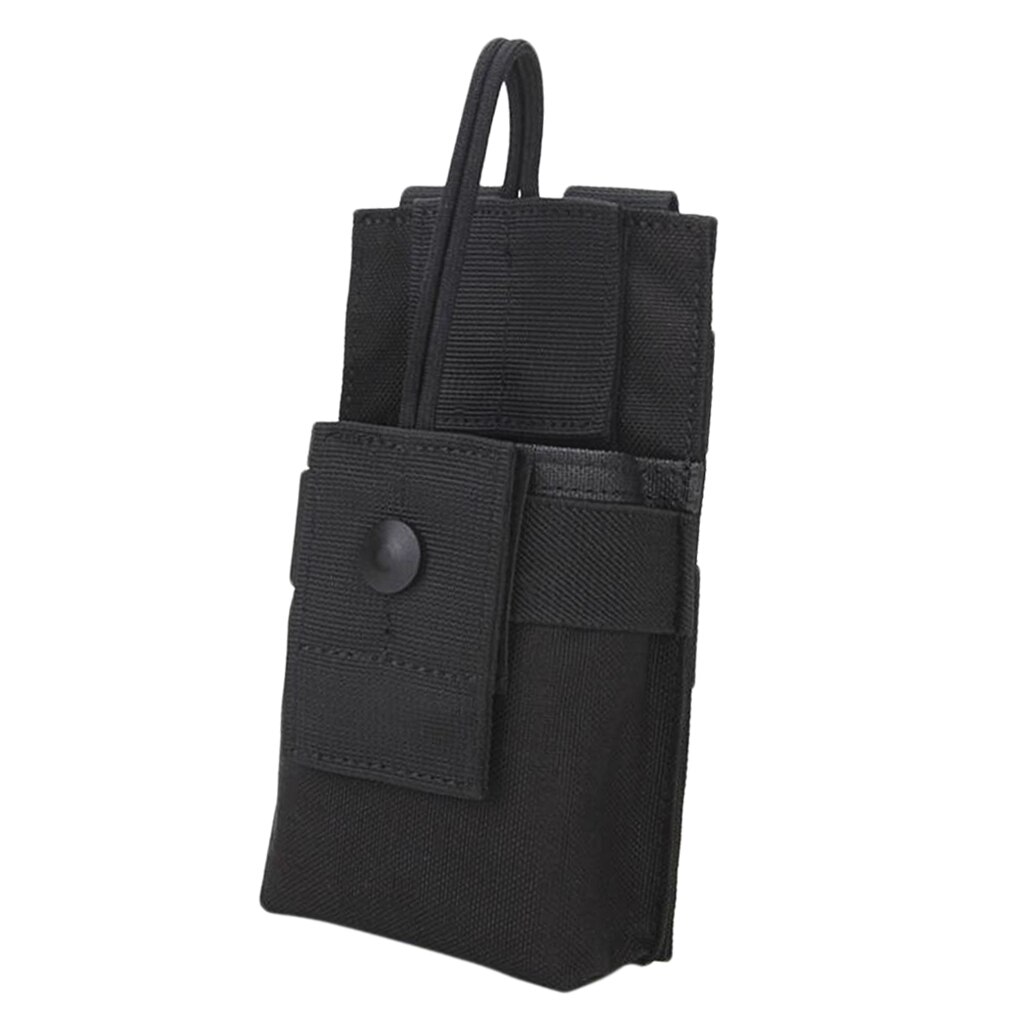 Bolsa de bolsa de accesorios para walkie-talkie: Black