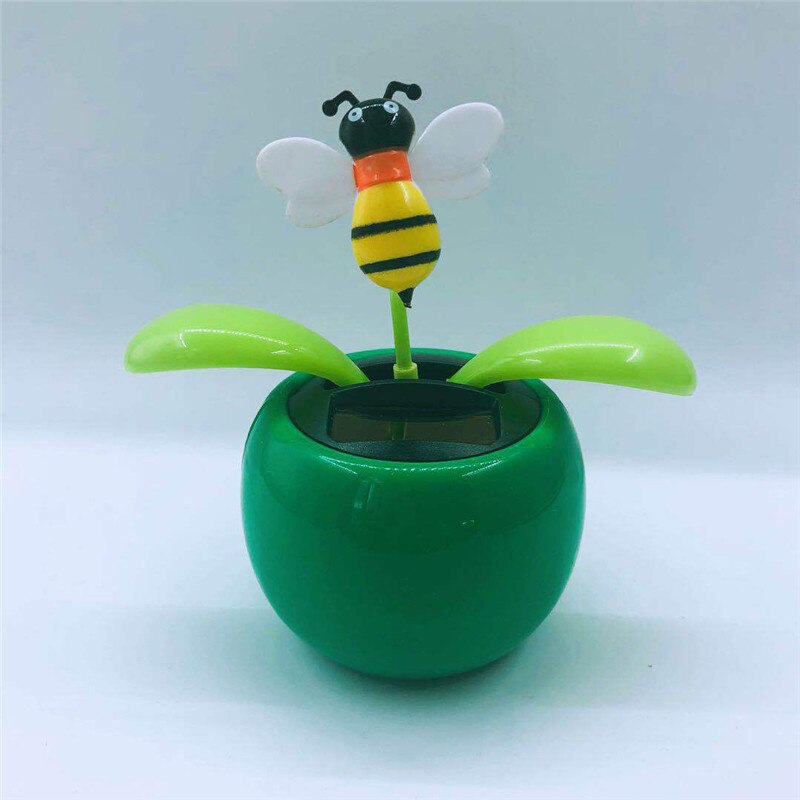 Funny Solar Powered Dancing Flower Swinging Toys Vibrant Automobile Dashboard Family Balcony Decoration For Friend