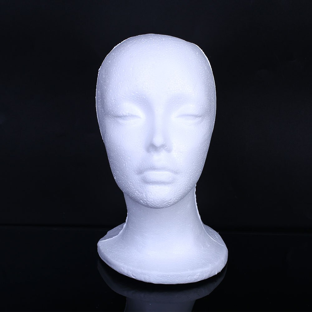 best female STYROFOAM MANIKIN head height 53cm Head Circumference