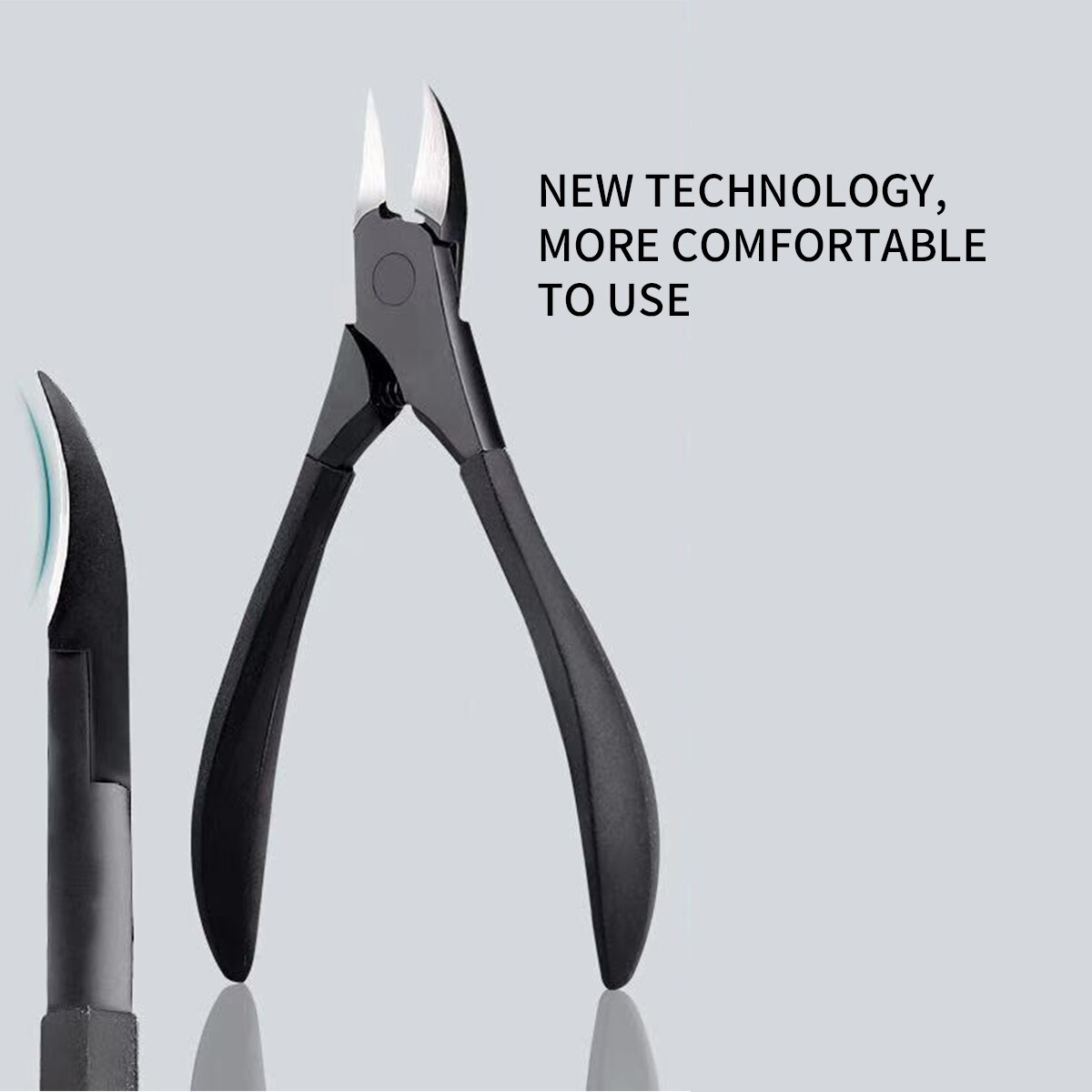 Nail clippers stainless steel needle nose pliers sharp manicure tool thick nail trim