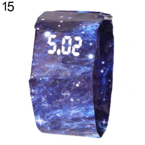 Waterdichte unisex studenten led licht digitaal display papieren horloge horloge paar reloj inteligente mujer часы женские: 15