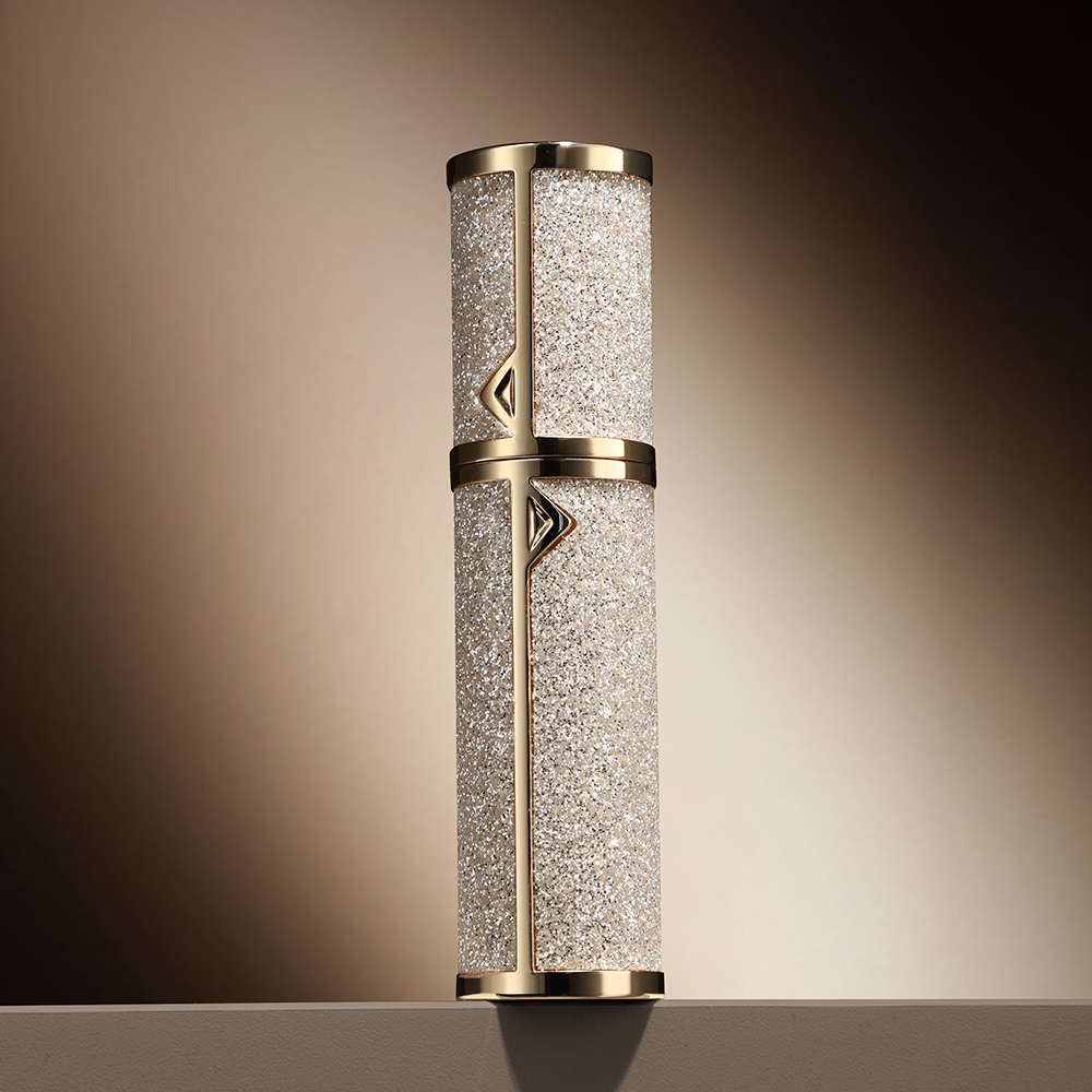 Atomizador de Perfume de cuero de 5ml, contenedores de cosméticos líquidos portátiles, Mini botellas rellenables de Perfume para viaje, pulverizador vacío: plum