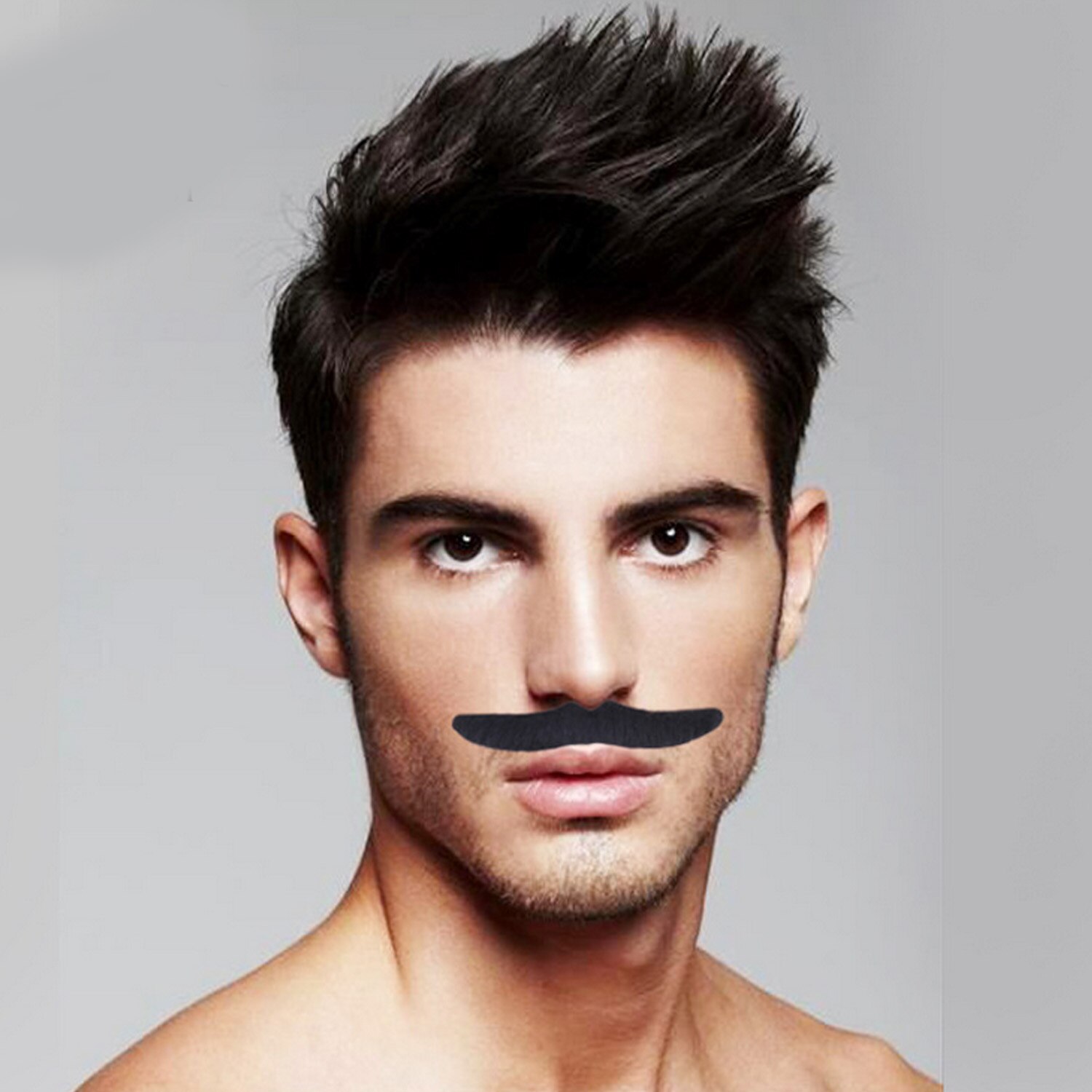 Besegad 12Stck Bärte 6Stck Kopftuch 6Stck Augenklappe Piraten Kapitän Kostüm Zubehör Liefert für Halloween Party Maskerade Spielzeug