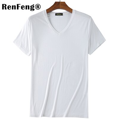 Maillot de bain en Fiber de bambou pour homme, sous-vêtement à Compression à manches courtes, respirant: WHITE / M