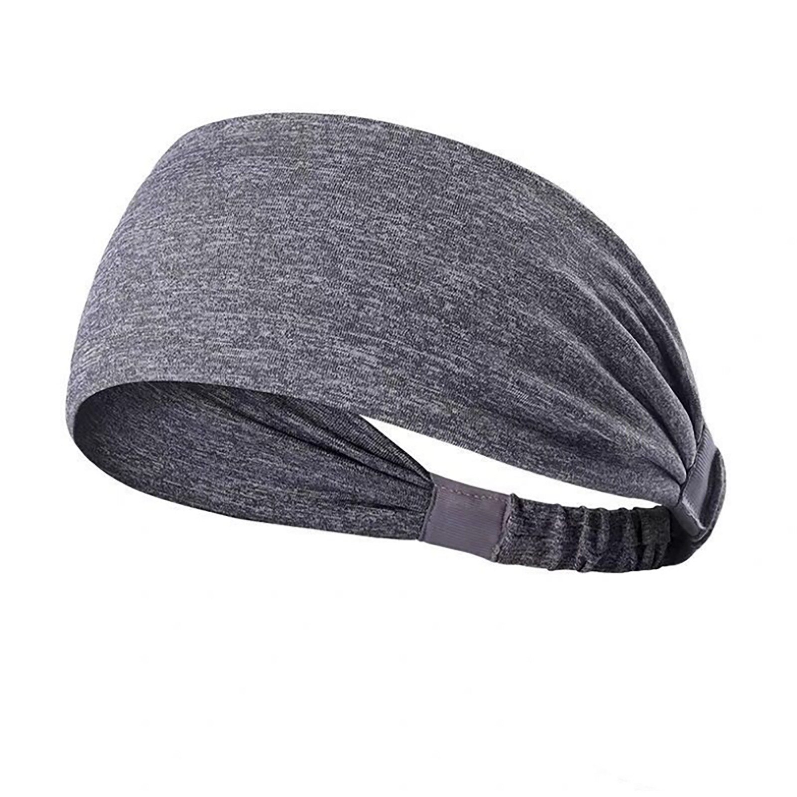 1Pc Hoofdband Vrouwen/Mannen Katoen Zweet Zweetband Hoofdband Yoga Gym Stretch Head Band Voor Sport Elasticiteit Zweet Bands sport Veiligheid: Grijs