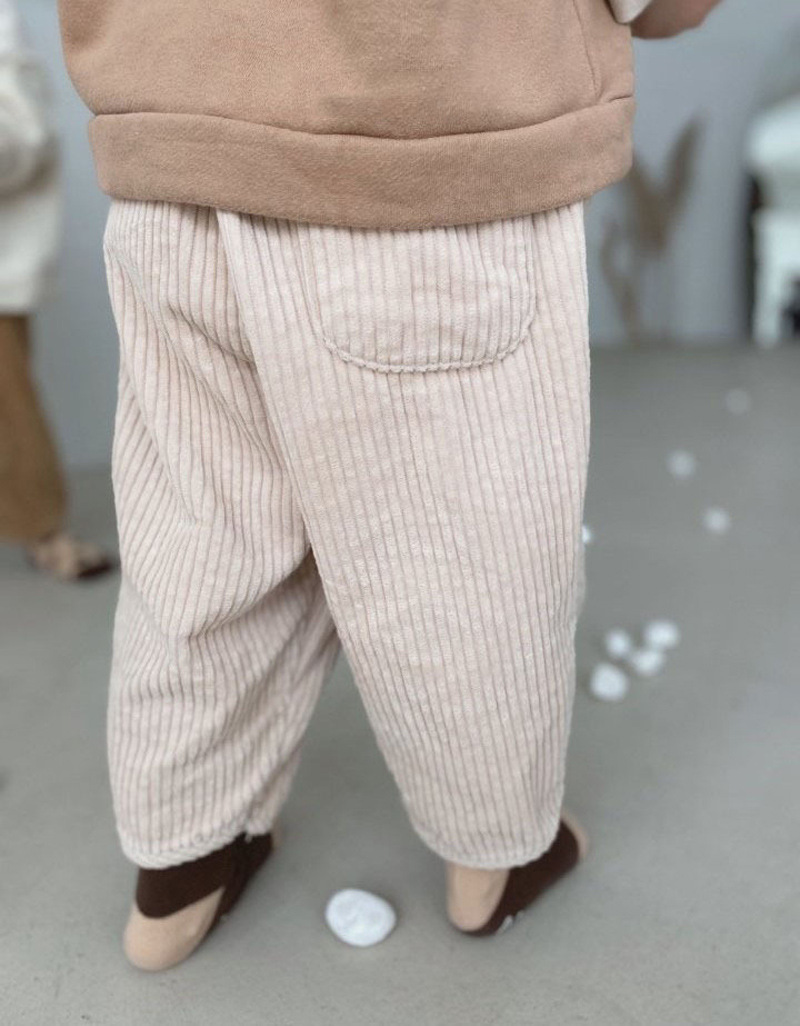 Pantalon en velours côtelé pour bébé garçon et fille, sarouel décontracté, couleur unie, ample, à la , printemps automne