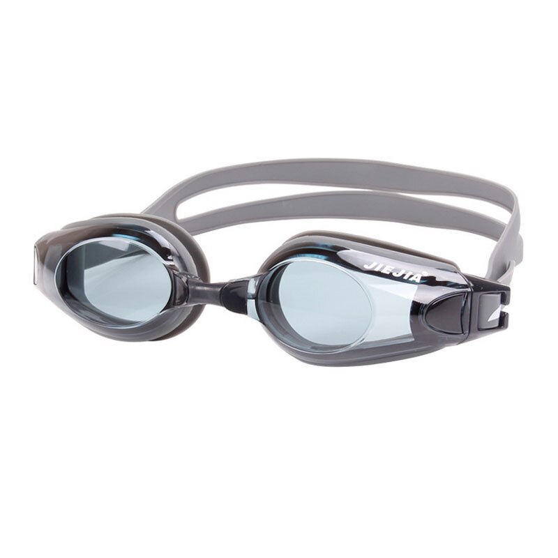 Jiejia svømmebriller anti-dug arena sportsbriller til voksne vandpool svømmebriller vandtætte dykkerbriller: Grå