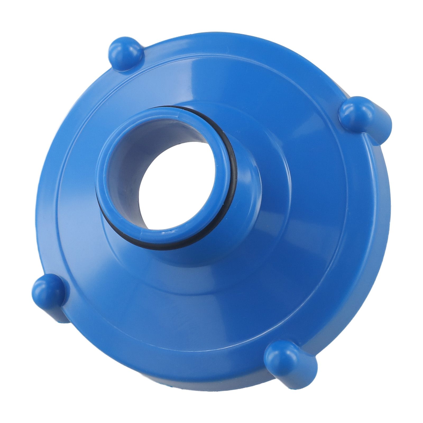 80mm to 32 mm stk . pvc blå udskiftningsadapter til swimmingpoolslange til intex haveredskaber på lager