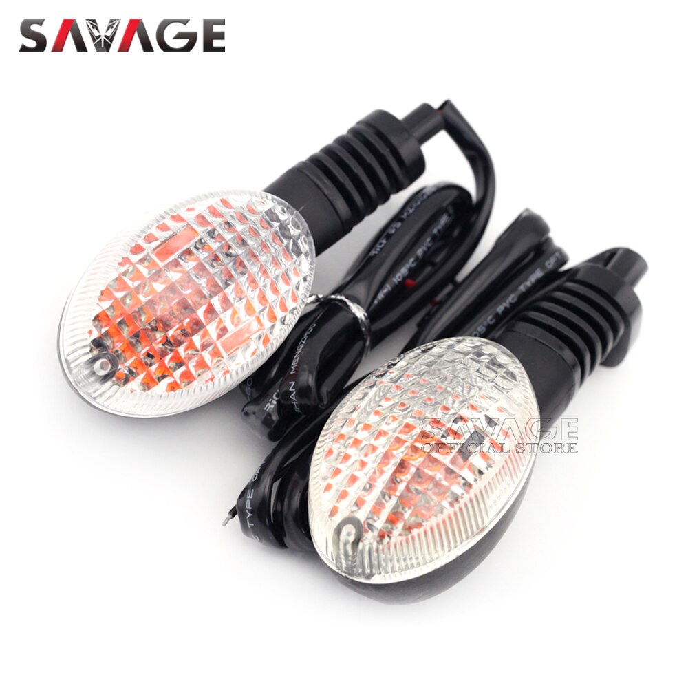 Turn Signal Indicator LED/Bulb For KAWASAKI NINJA 250R Vulcan S 650 KLX250S KLX 250/150/125 D-TRACKER Motorcycle Light Lamp Lens: Bulb Light Clear